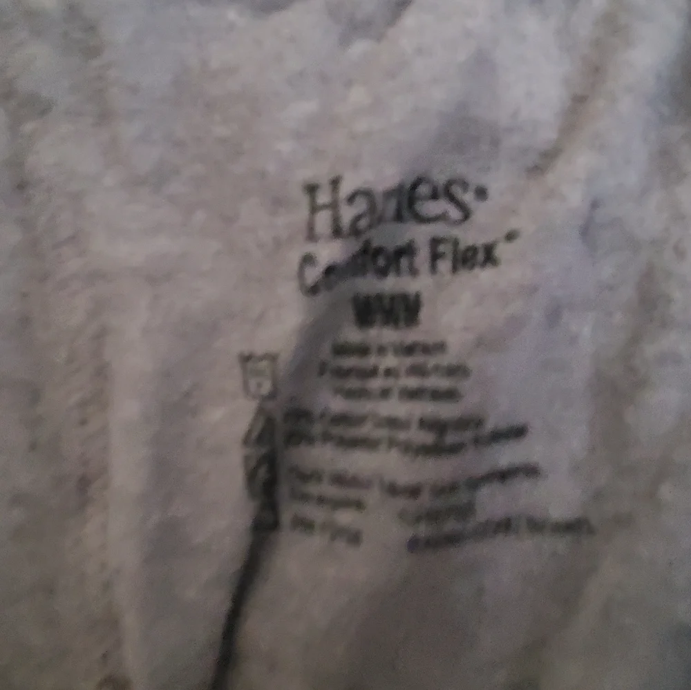 Hanes Light Gray Cotton-Blend Men's Boxer Shorts with Black Logo Waistband